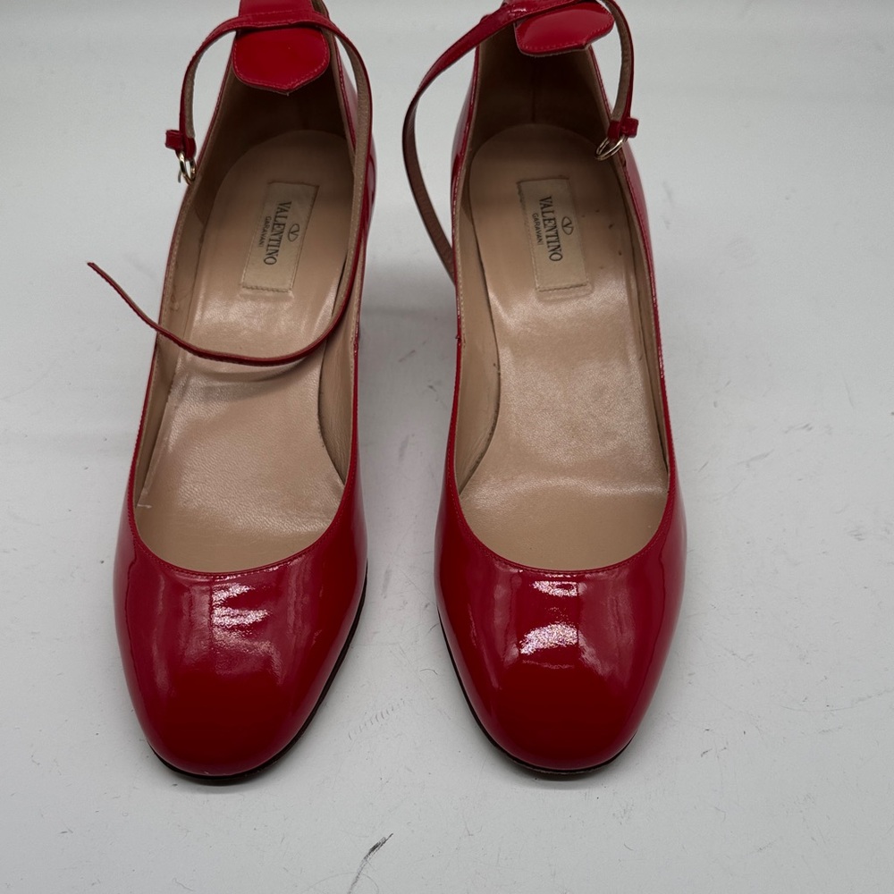 Valentino Tan Go red patent leather pumps 40 - Picture 1 of 6